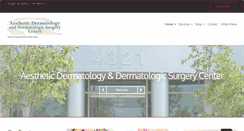Desktop Screenshot of aestheticdermatology.net